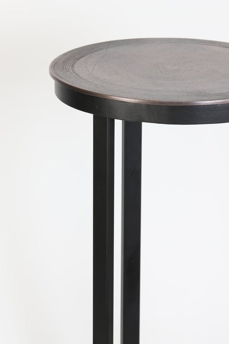 Zuil Retiro - Antiek Koper/Zwart - Ã˜30cm-Plantenstandaards-Light & Living