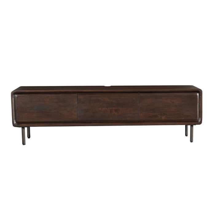 Zwevend tv meubel Allure Bruin Mangohout 160 cm