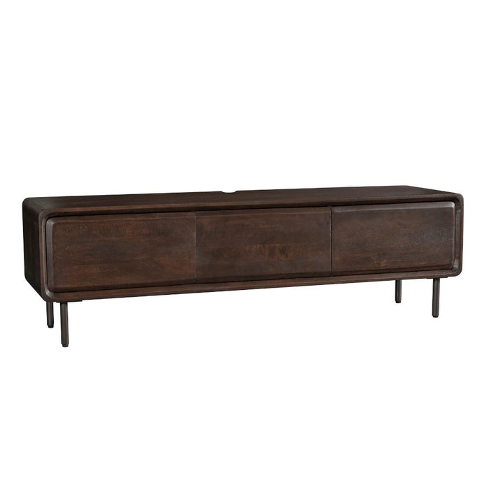 Zwevend tv meubel Allure Bruin Mangohout 160 cm