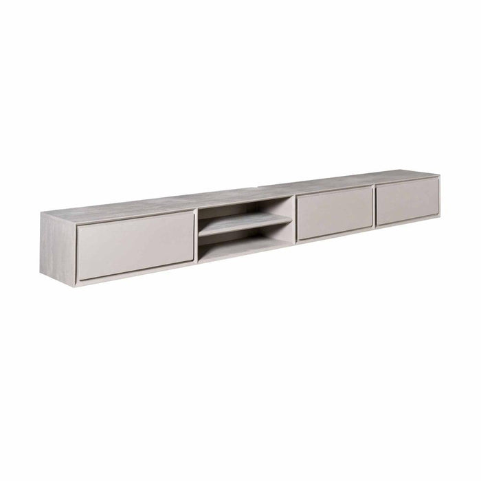 Zwevend tv meubel Ambiance Taupe - 280 cm-TV-meubels-Starfurn