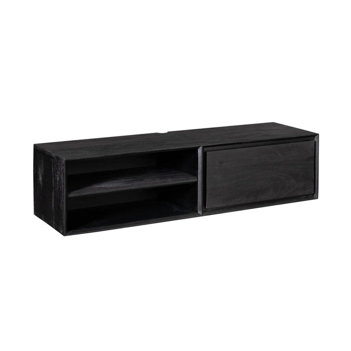 Zwevend tv meubel Ambiance Zwart - 120 cm-TV-meubels-Starfurn