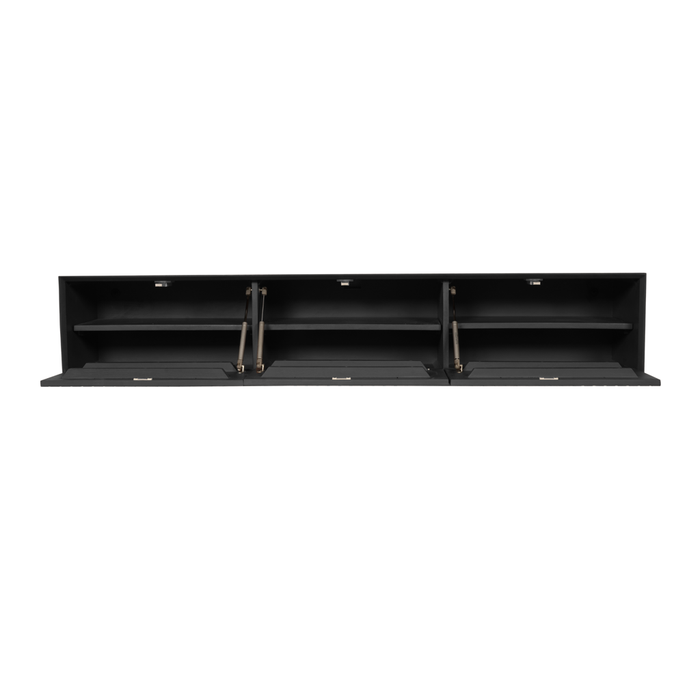 Zwevend tv meubel Madison Black | 160 cm-TV-meubels-Starfurn