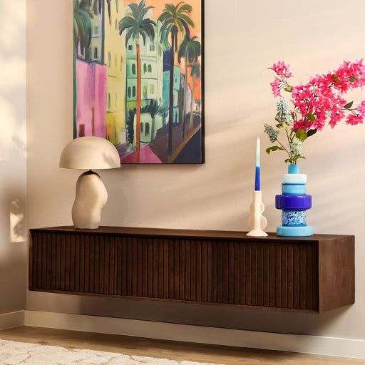 Zwevend tv meubel Madison Bruin - 160 cm-TV-meubels-Starfurn