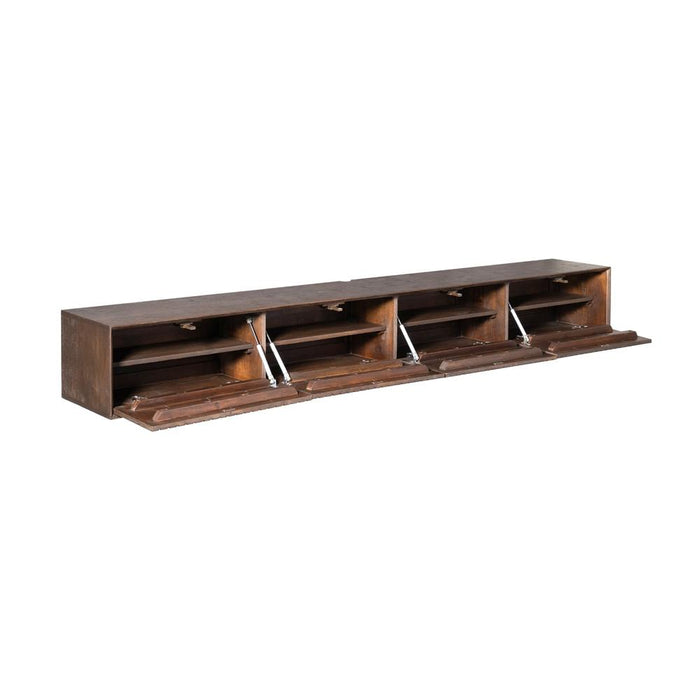 Zwevend tv meubel Madison Bruin - 240 cm-TV-meubels-Starfurn