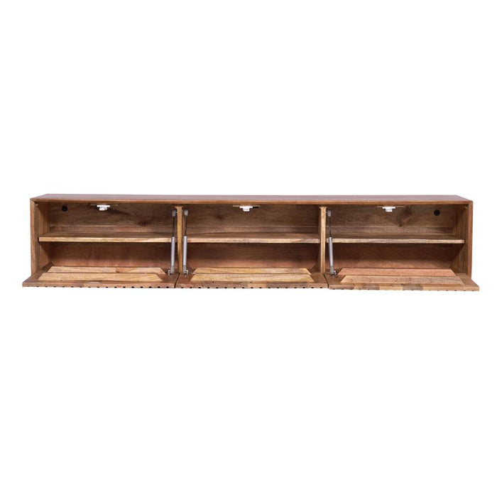 Zwevend tv meubel Madison Naturel - 160 cm-TV-meubels-Starfurn