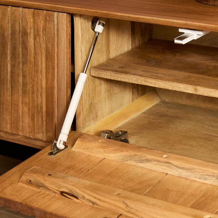 Zwevend tv meubel Madison Naturel - 200 cm-TV-meubels-Starfurn