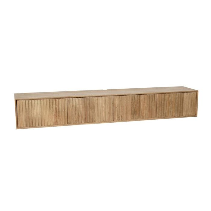Zwevend tv meubel Madison Naturel - 240 cm-TV-meubels-Starfurn