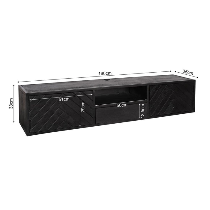 Zwevend tv meubel New York - 160 cm-TV-meubels-Starfurn