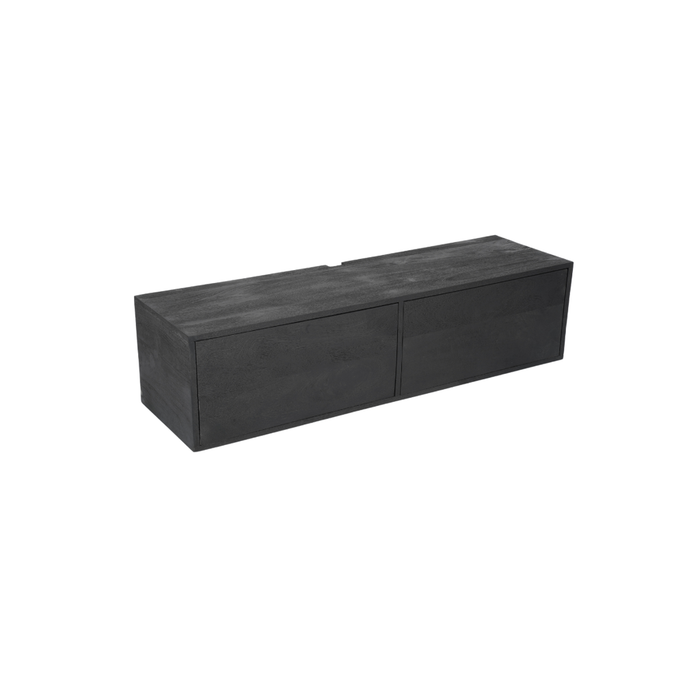 Zwevend tv meubel Vision Black | 120 cm-TV-meubels-Starfurn