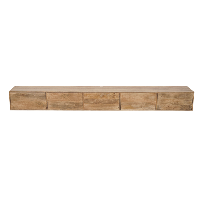 Zwevend tv meubel Vision Naturel | 280 cm-TV-meubels-Starfurn