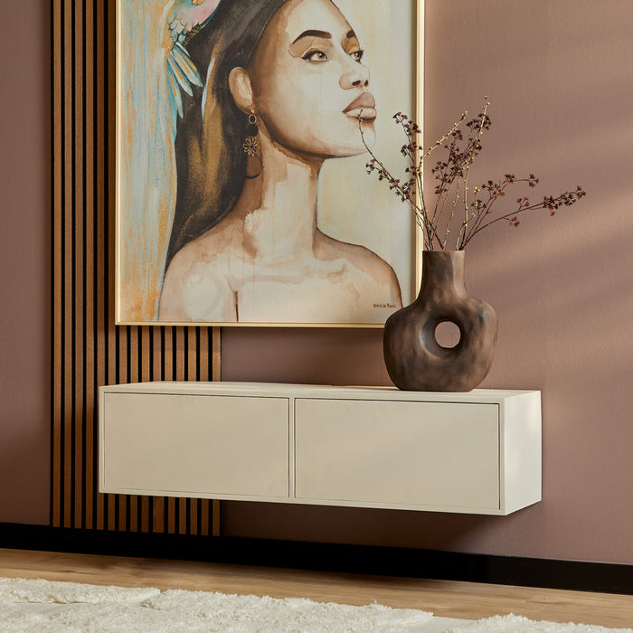 Zwevend tv meubel Vision Sand | 120 cm-TV-meubels-Starfurn