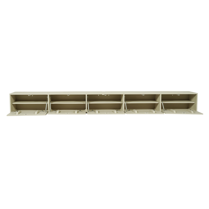 Zwevend tv meubel Vision Sand | 280 cm-TV-meubels-Starfurn