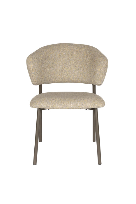 Eetkamerstoel Jasmine Chair Polyester, Metaal Groen, sfeerbeeld 5