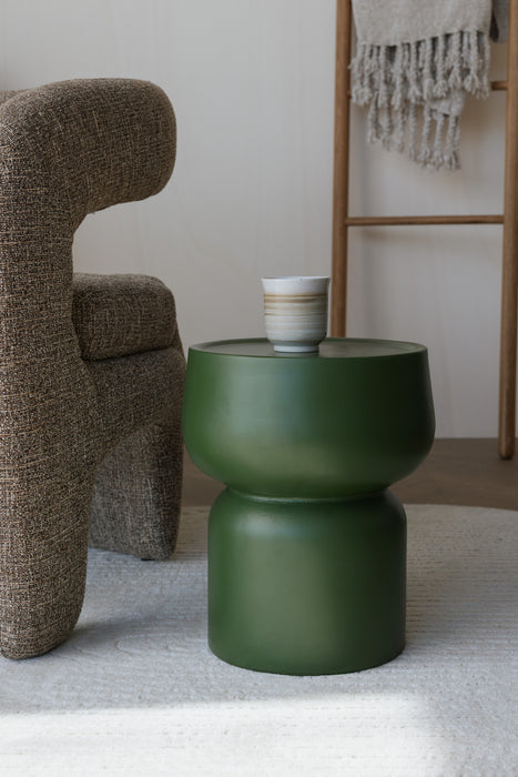 Bijzettafel Eline Sidetable MGO Groen Ø30, sfeerbeeld 7