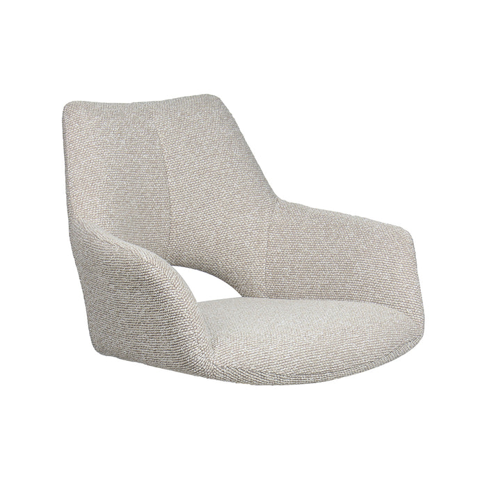Eetkamerstoel Mix and Match Bouclé Beige Naturel, hoofdfoto