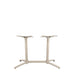 LABEL51 Eettafel Tafelpoot Vouwbaar Metaal Beige