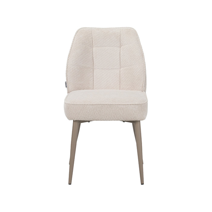 LABEL51 Eetkamerstoel Liam Geweven Beige