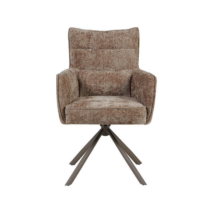 LABEL51 Eetkamerstoel Dubai Chenille Beige
