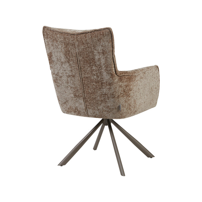 LABEL51 Eetkamerstoel Dubai Chenille Beige