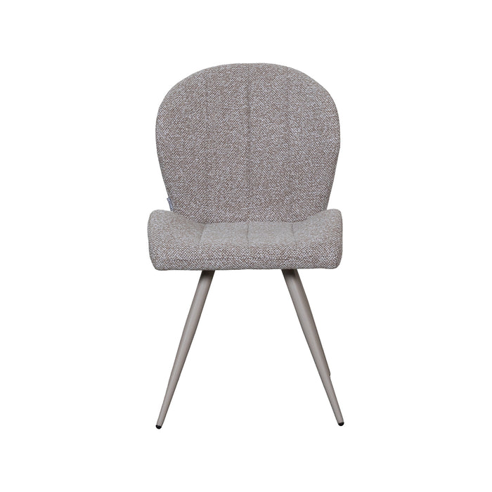 LABEL51 Eetkamerstoel Sil Bouclé Mushroom