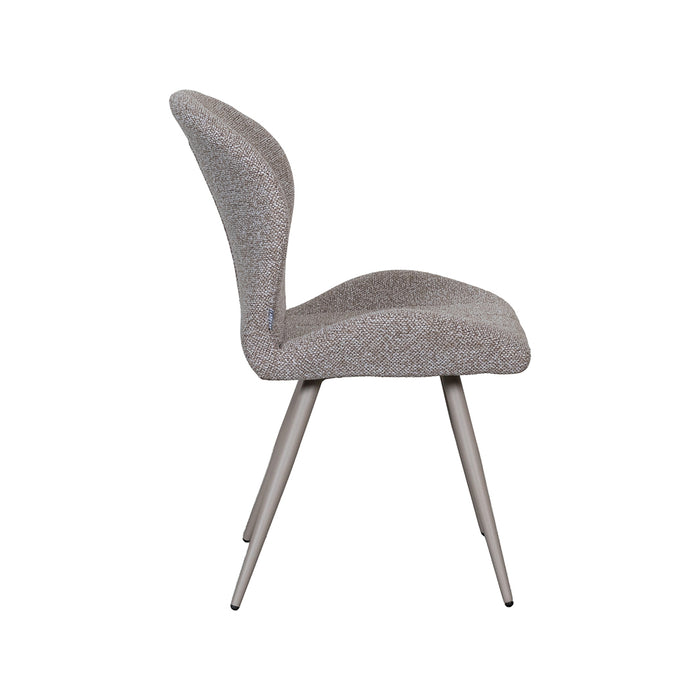 LABEL51 Eetkamerstoel Sil Bouclé Mushroom