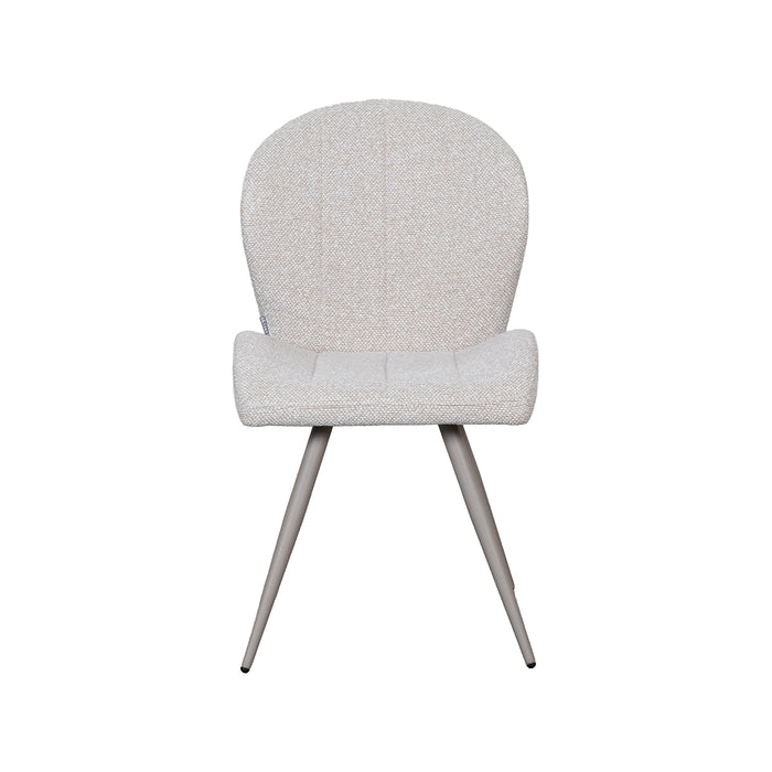 LABEL51 Eetkamerstoel Sil Bouclé Beige