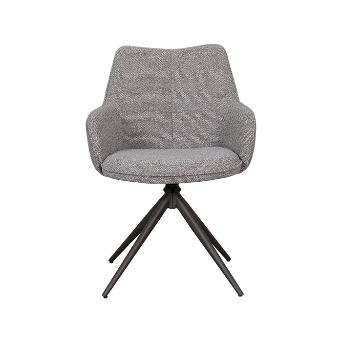 LABEL51 Eetkamerstoel Sawa Bouclé Mushroom