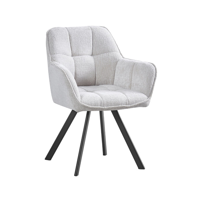 LABEL51 Eetkamerstoel Riley Geweven Beige