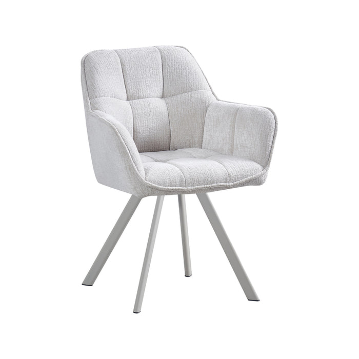 LABEL51 Eetkamerstoel Riley Geweven Beige
