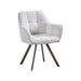 LABEL51 Eetkamerstoel Riley Geweven Beige