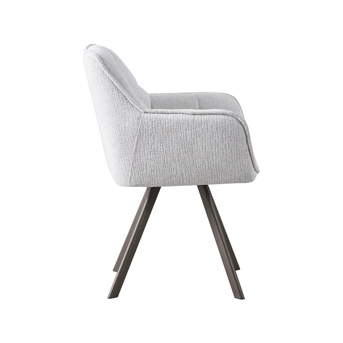 LABEL51 Eetkamerstoel Riley Geweven Beige
