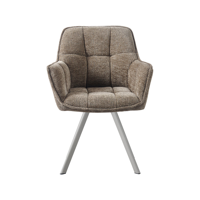LABEL51 Eetkamerstoel Riley Geweven Beige