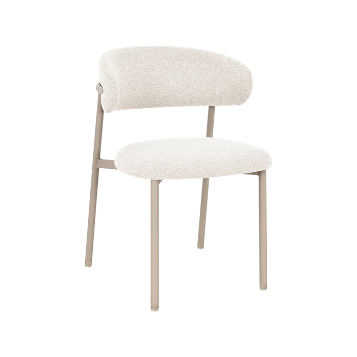 LABEL51 Eetkamerstoel Kaito Geweven Beige