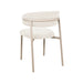 LABEL51 Eetkamerstoel Kaito Geweven Beige
