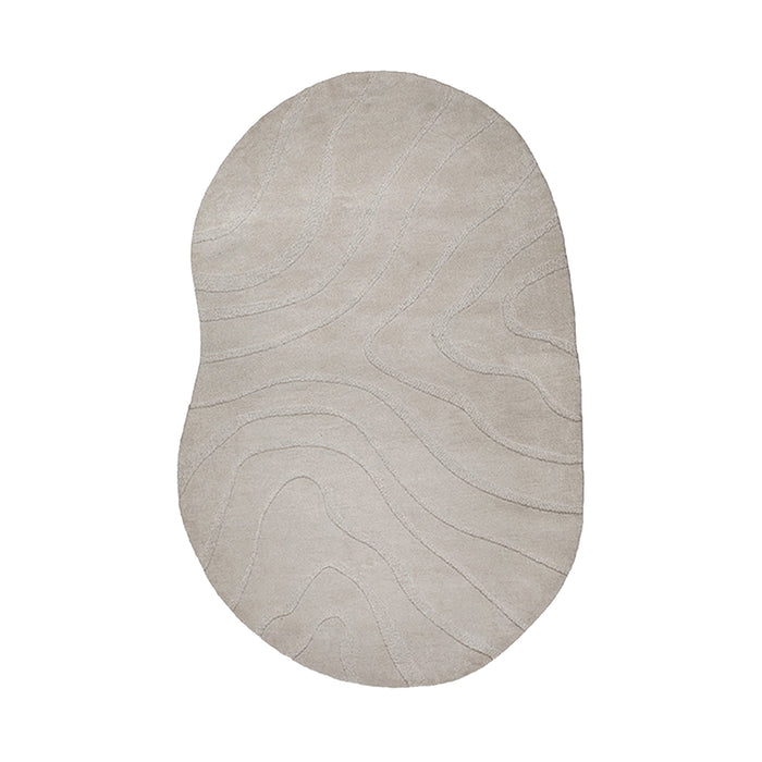 LABEL51 Vloerkleed 200x300 Goa Polyester Beige