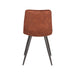 LABEL51 Eetkamerstoel Jelt - Rust - Velours - Zwart Metalen Frame