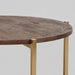 LABEL51 Salontafel Dox - Espresso - Mangohout - 70 cm - Rond