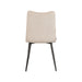 LABEL51 Eetkamerstoel Riv - Naturel - Cato - Zwart Metalen Frame