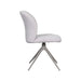 LABEL51 Eetkamerstoel Kimo - Naturel - Boucle - Taupe Metalen Frame