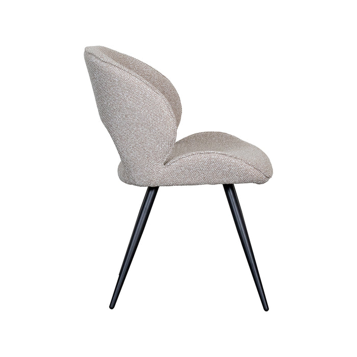 LABEL51 Eetkamerstoel Sakura Bouclé Beige