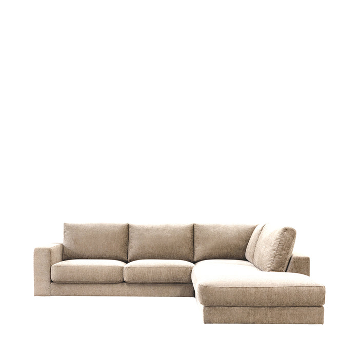 LABEL51 Hoekbank Valero Chenille Beige Rechts
