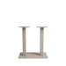 Bartafel Tafelpoot Dubbel Metaal Beige Taupe, hoofdfoto
