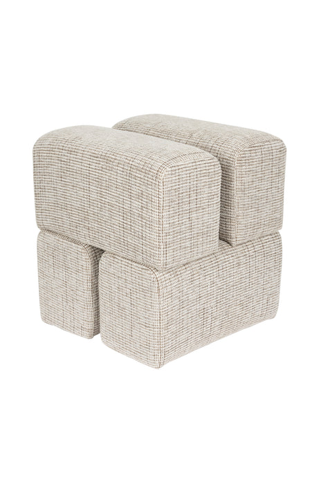 Eetkamerstoel Staple Stool Polyester, MDF Bruin, productafbeelding