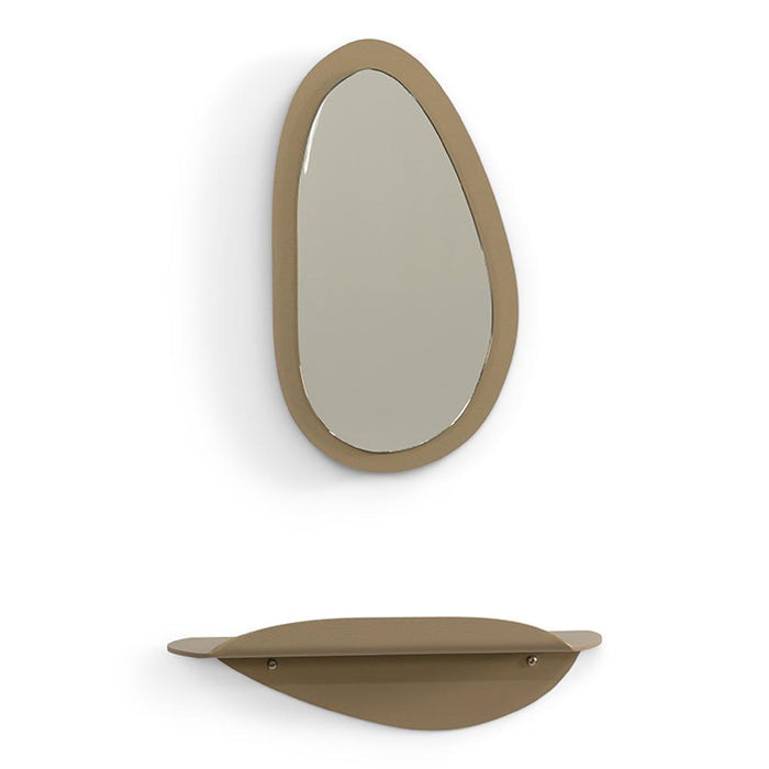 x Eva van de Ven - PIPA Top Spiegel - Champagne Spinder Design-Spiegels-Spinder