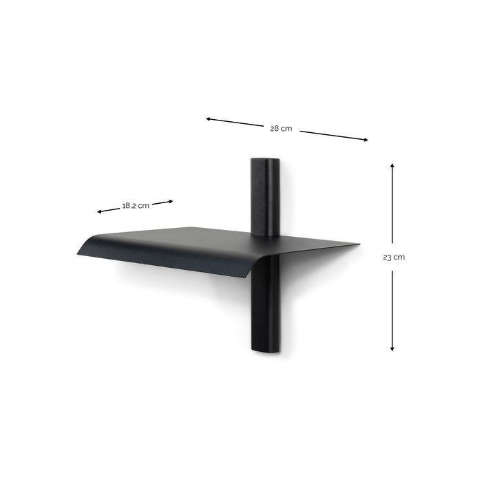 x OnMateria - HOLA 1 Wandplank - Zwart Spinder Design-Wandplanken-Spinder