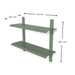 x OnMateria - HOLA 3 Wandplank - Dusty Green Spinder Design-Wandplanken-Spinder